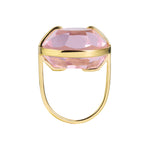 Rose crystal ring